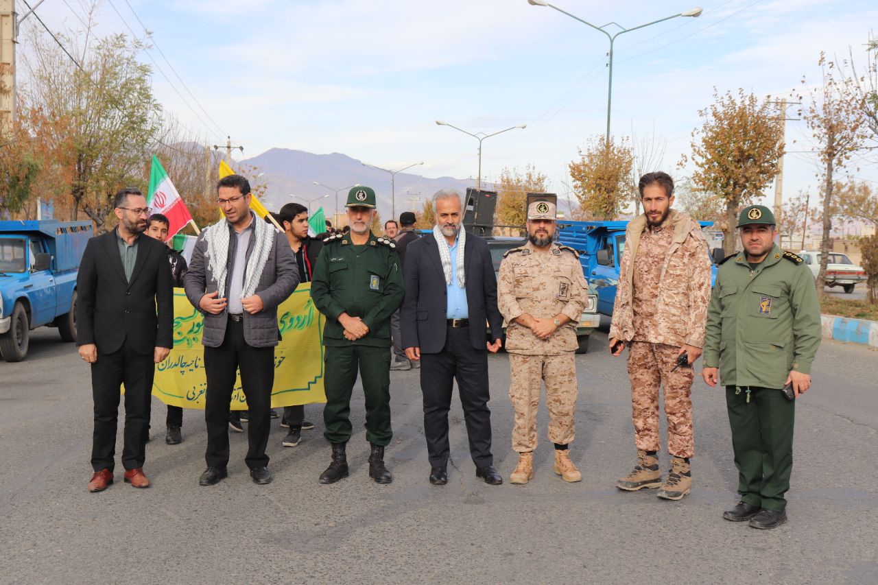 حضور فرماندار در مراسم اردوی کاروان راهیان نور بسیج دانش آموزی سپاه شهرستان چالدران