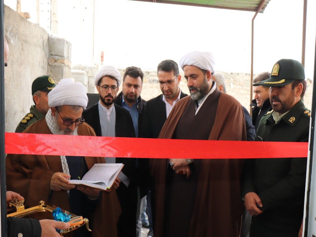 افتتاح ساختمان خانه عالم در روستای قرنقو از توابع بخش مرکزی شهرستان چالدران