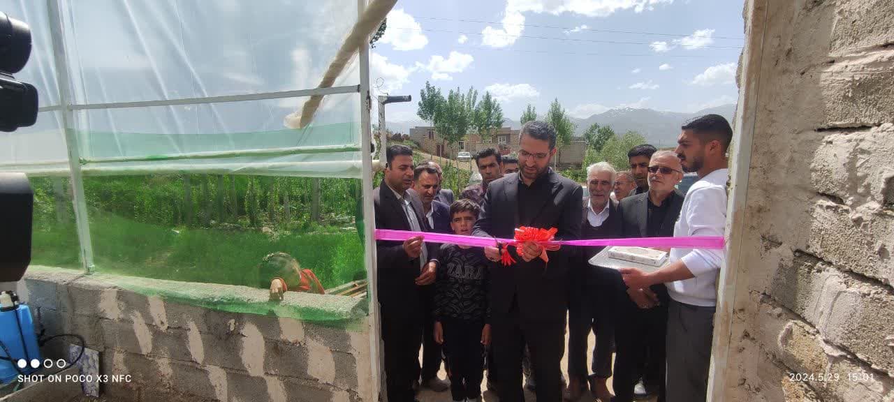 به گزارش روابط عمومی فرمانداری چالدران با حضور محمد رضا عبداله نژاد فرماندار شهرستان و جمعی از اعضای شورای اداری واحد گلخانهای در روستای قره آغل به بهره برداری رسید 🔷برای راه اندازی این واحد گلخانه