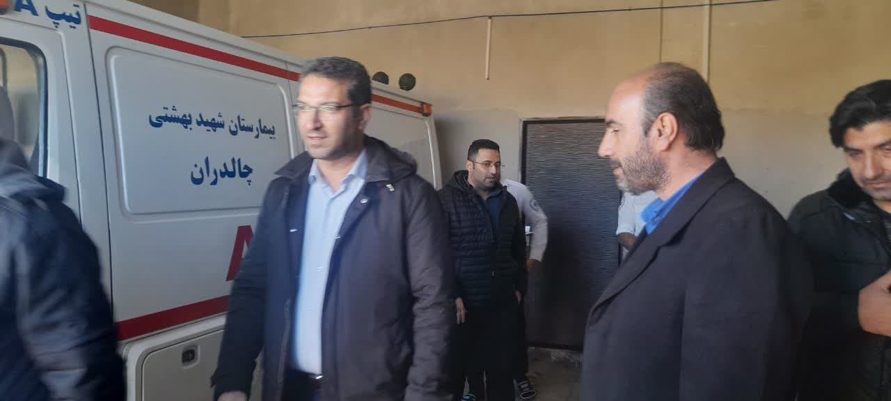 بازدید محمد رضا عبدالله نژاد فرماندار چالدران از پایگاه اورژانس قرخ بلاغ 🔷فرماندار چالدران با حضور در میان امدادگران شخصا در جریان مشکلات پایگاه اورژانس قرخ بلاخ قرار گرفت.