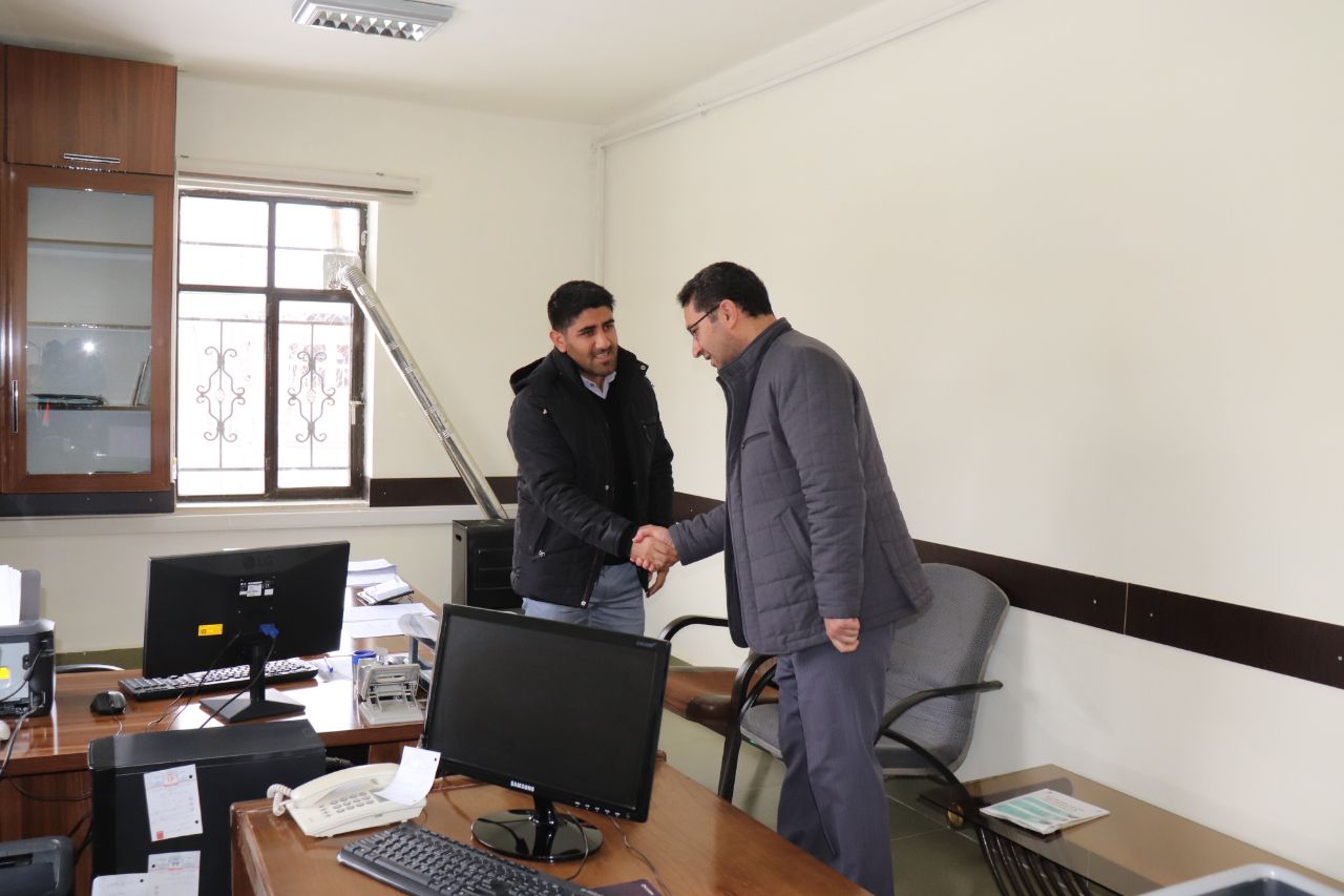 بازدید فرماندار چالدران از ادارات خدمات رسان در طی بارش نزولات آسمانی